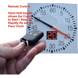 PACE CLOCK REMOTE CONTROL RESETTABLE