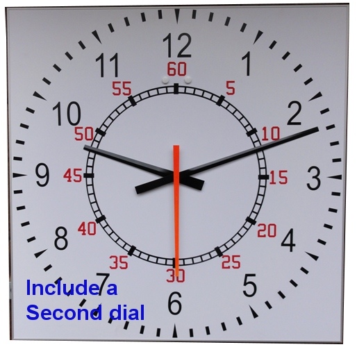 Dual Purpose Time of day & Pace clock