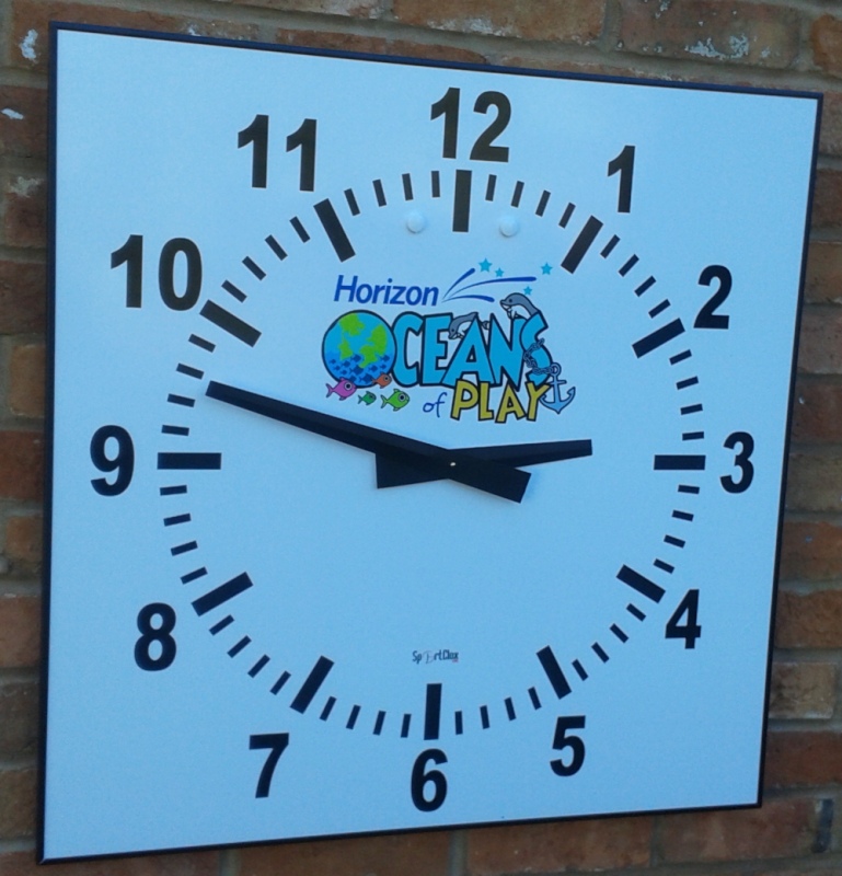 1 Time of Day Open Face Clocks