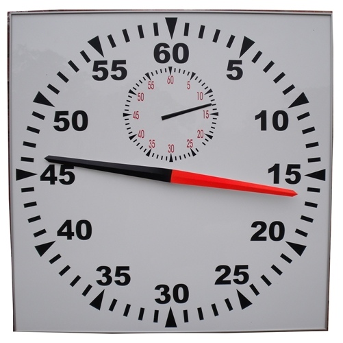Pace Clock including Minute Hand