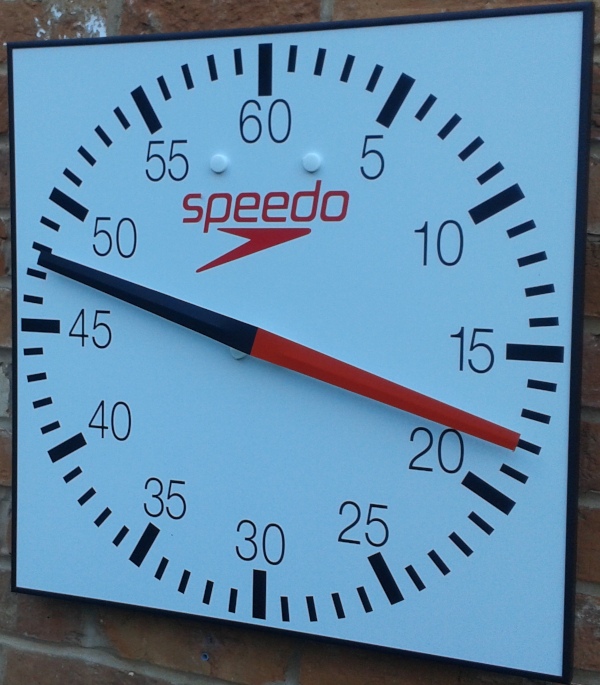 1 Speedo Pace Clock Single Sweep Hand